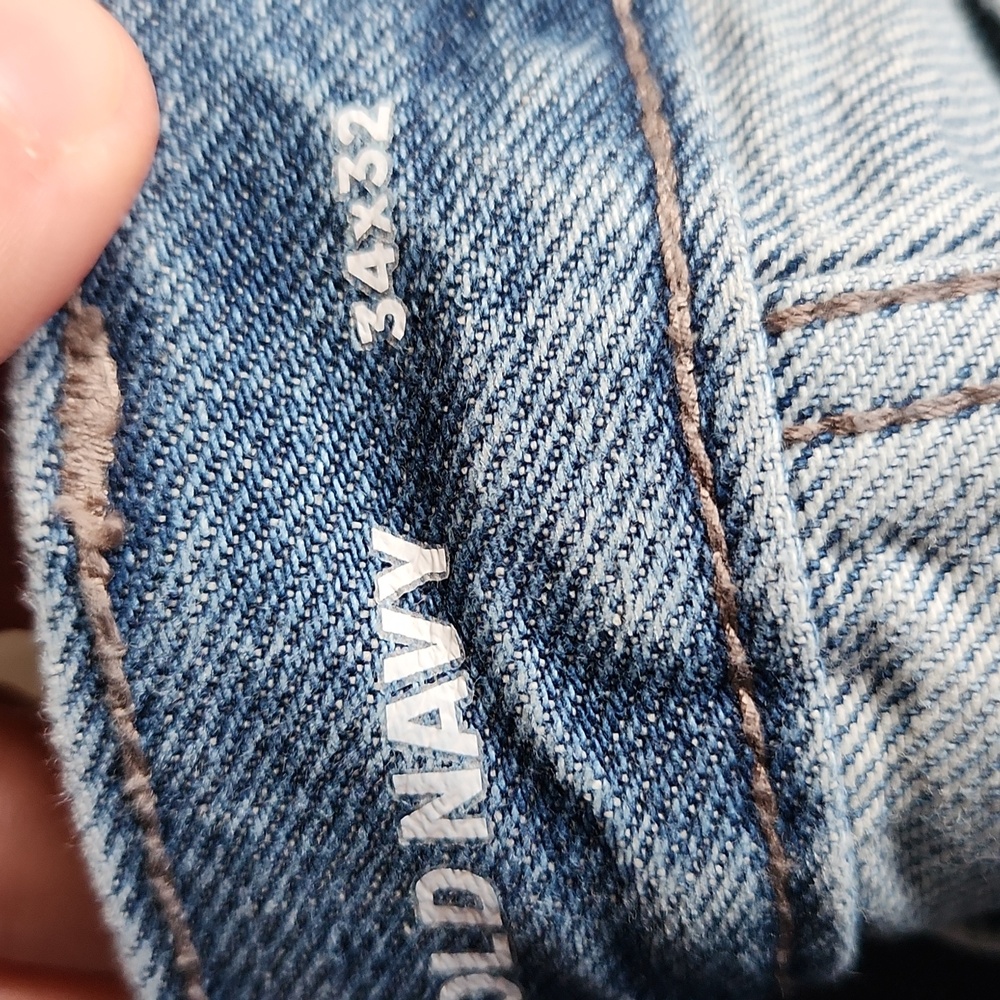 Mens Old Navy Straight Taper Jeans 3 Pairs Size 34x32 - Picture 3 of 3